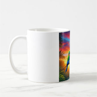 "Love in Flight: Birds of Affection Mug" Coffee Mug