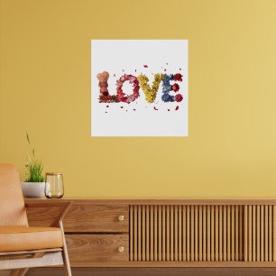 Love In Flowers Poster