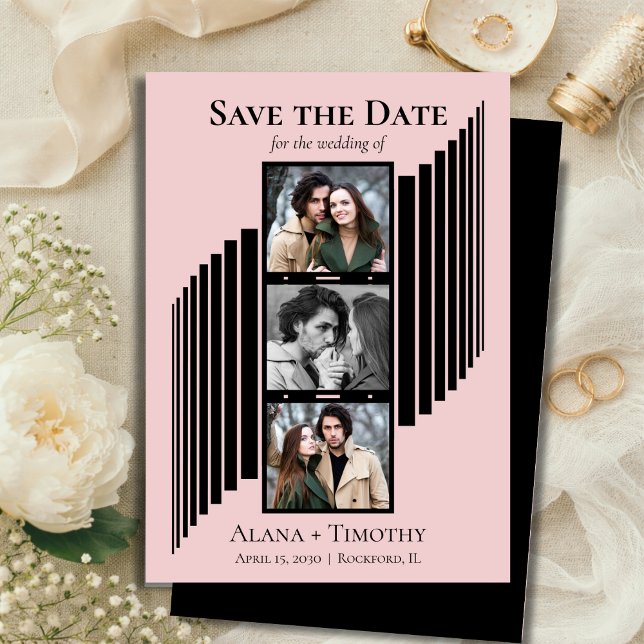 Love in Frames Modern Photo Save the Date (Creator Uploaded)