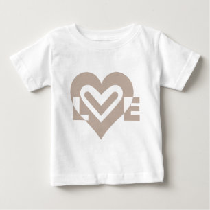 Love in Grey Baby T-Shirt
