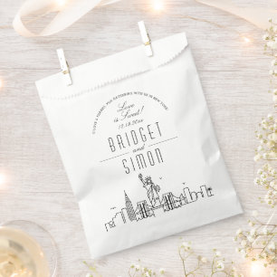 Love in New York   Wedding Favour Bags