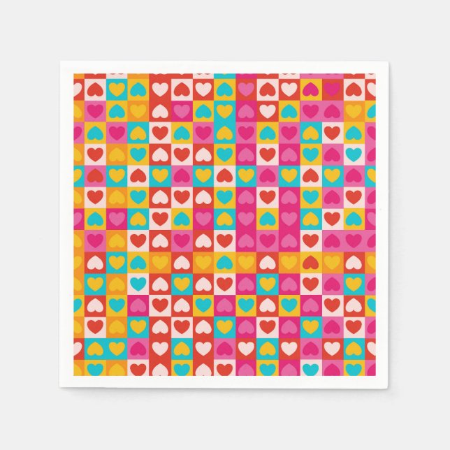 Love in Patterns Napkin (Front)