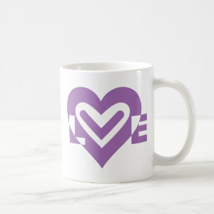 Love in Purple Coffee Mug