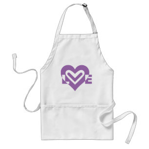 Love in Purple Standard Apron