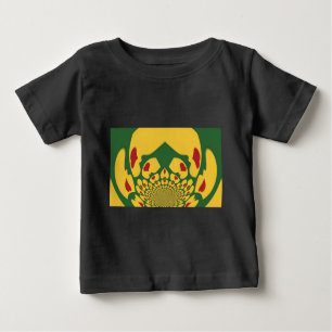 Love in Rasta Colours: Reggae Hearts Baby T-Shirt