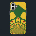 Love in Rasta Colours: Reggae Hearts iPhone 16 Plus Case<br><div class="desc">Love in Rasta Colours: Reggae Hearts Infuse your space with the vibrant energy of "Love in Rasta Colours: Reggae Hearts." This striking artwork showcases a mesmerising kaleidoscope motif featuring the iconic Rasta colours—red, gold, and green—creating a dynamic and lively background. Central Motif: At the heart of this piece, lovely red...</div>