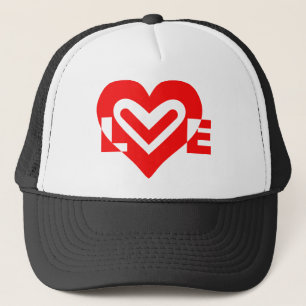 Love in Red Trucker Hat
