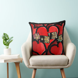 LOVE in sign language – Heart Pillow