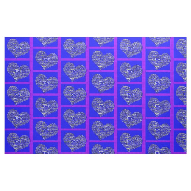 Love....in so many words fabric (Fat Quarter)