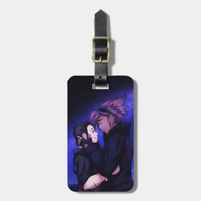 Love in Space Luggage Tag (Front Vertical)