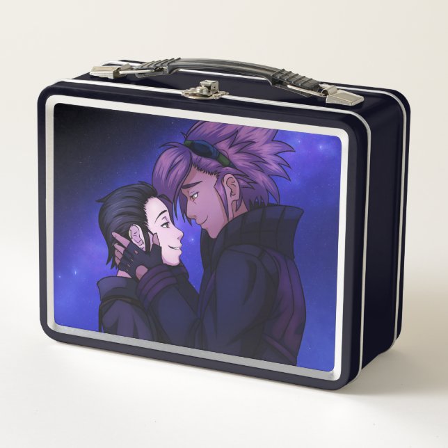 Love in Space Metal Lunch Box (Front)