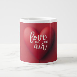 Love in the air  large coffee mug