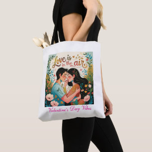 Love in the Air – Valentine’s Day Vibes Tote Bag