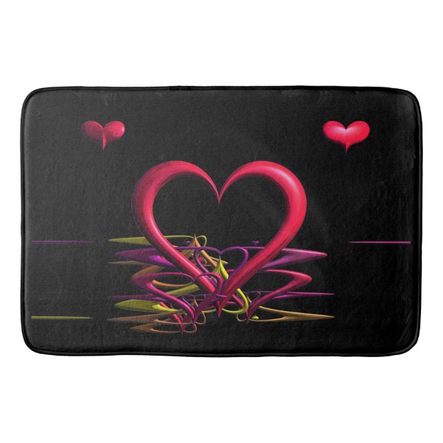 Love in the Darkness Bath Mat (Front)