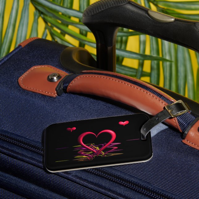 Love in the Darkness Luggage Tag (Front Insitu 3)