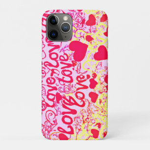 Love in Vibrant Colour Pattern Case-Mate iPhone Case