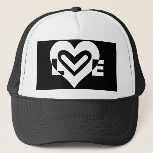 Love in White Trucker Hat