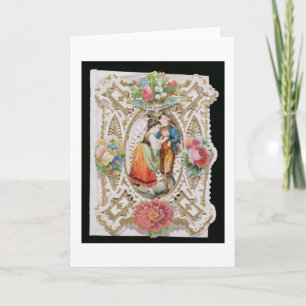 Love, Innocence, Valentine card, c.1870 (colour li Holiday Card
