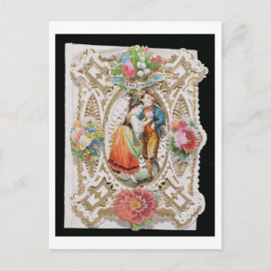 Love, Innocence, Valentine card, c.1870 (colour li Holiday Postcard
