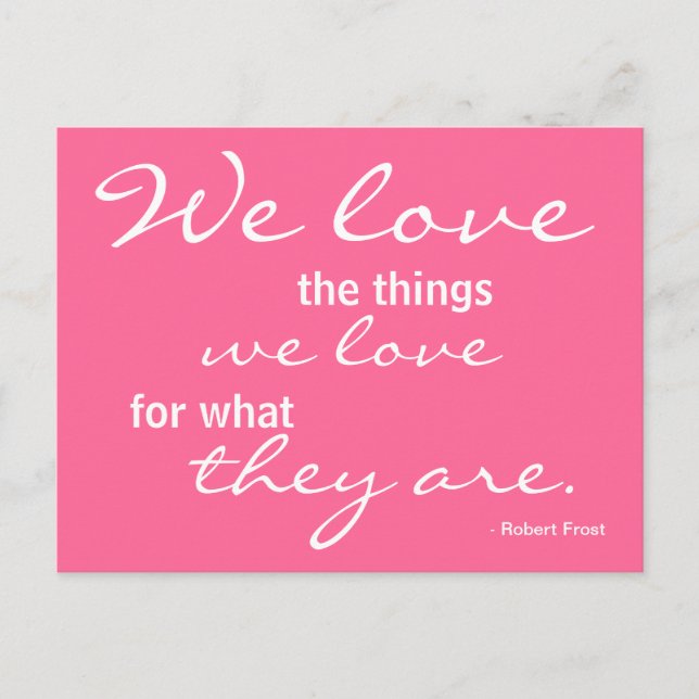 Love, Inspiration - Postcard (Front)