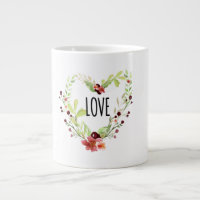 *~* LOVE INTENTION EMOTO Floral HEART wreath