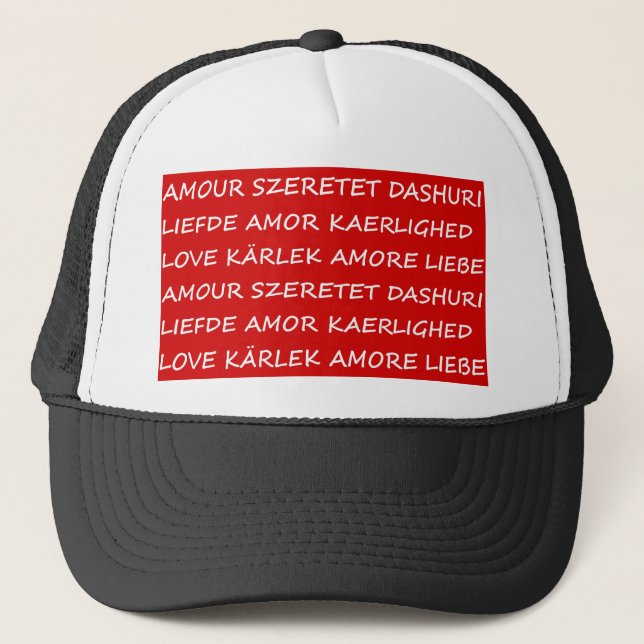 Love International Trucker Hat (Front)