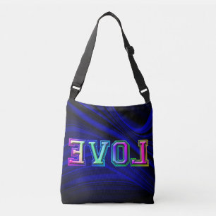 love ... inverted crossbody bag