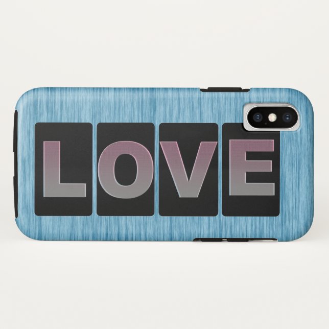 Love iPhone X Case (Back (Horizontal))