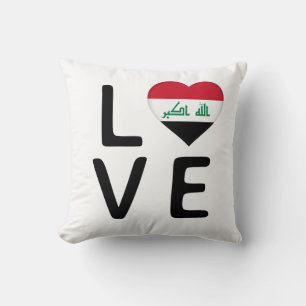 Love - Iraq Flag Cushion
