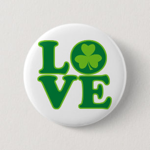 Love Ireland 6 Cm Round Badge