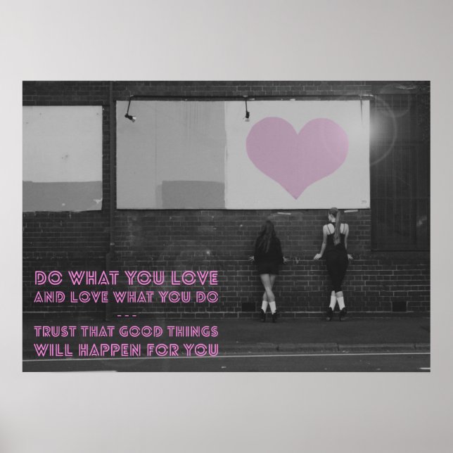 Love Irish Dance Poster - Do What You Love (Front)
