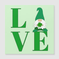 Love Irish Gnome Magnetic Card