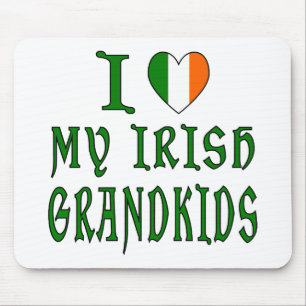 Love Irish Grandkids Mouse Pad