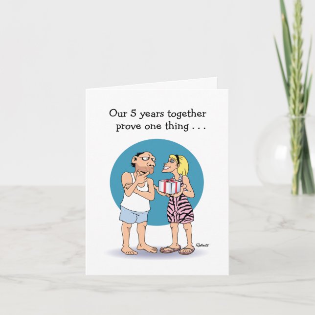 Love is 5th Anniversary Card (Front)