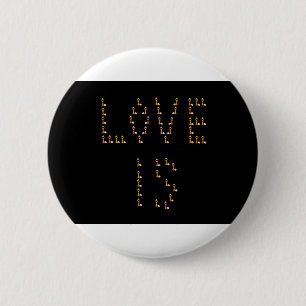 Love Is 6 Cm Round Badge