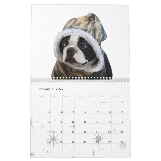 Love is a Boston Calendar (Jan 2027)