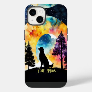 Love is a Dog waiting for you iPhone 14 Case