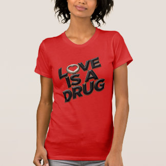 Love Is A Drug 3D Chrome Heart Y2K Streetwear T-Shirt