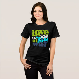 Love is a Kind of War Retro Tri-Blend Shirt
