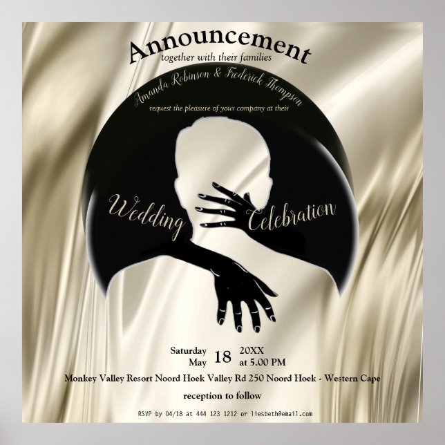 Love is All there is Wedding Announcements Poster (Front)