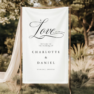 Love is all you need! Elegant, wedding Banner