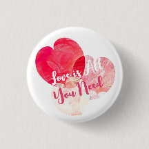 Love is All You Need Heart Valentine's Day Pin