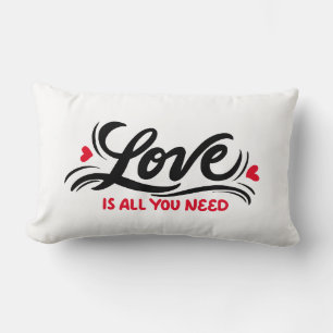 Love Is All you Need Lumbar Cushion