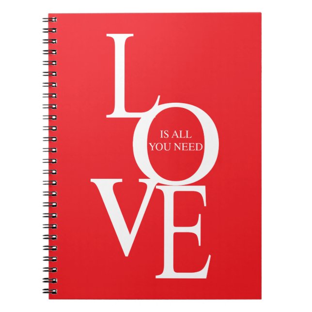 Love is all you need notebook (Front)