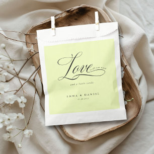 Love is all you need! Wedding Favour Bags