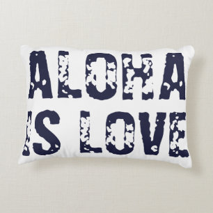 LOVE IS ALOHA ALOHA IS LOVE DECORATIVE CUSHION