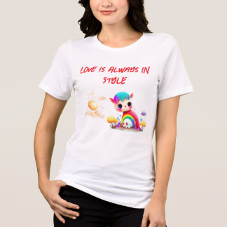 Love is Always In Style! Valentine’s Day Design Tri-Blend Shirt