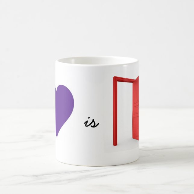Love is An Open Door Mug (Center)