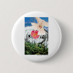 Love is at the Source 6 Cm Round Badge