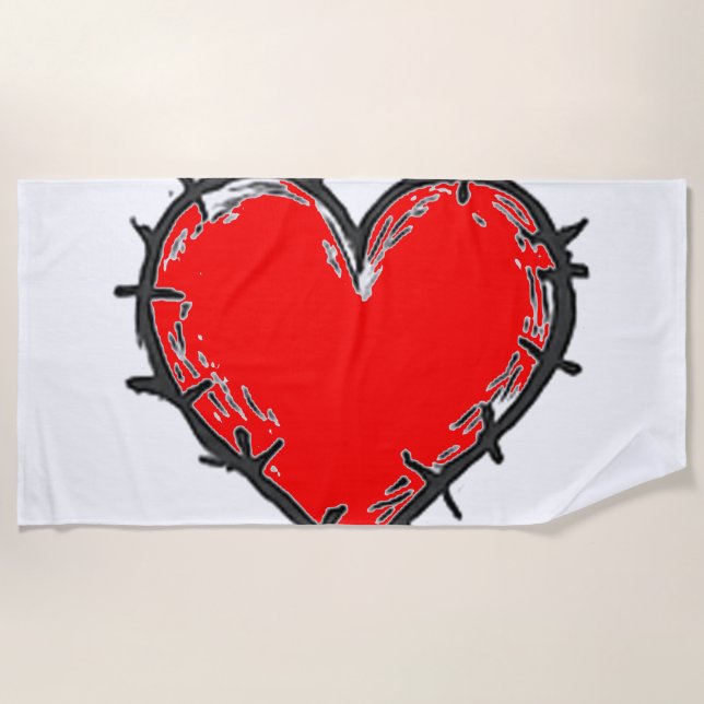 Love is beach towel (Front)